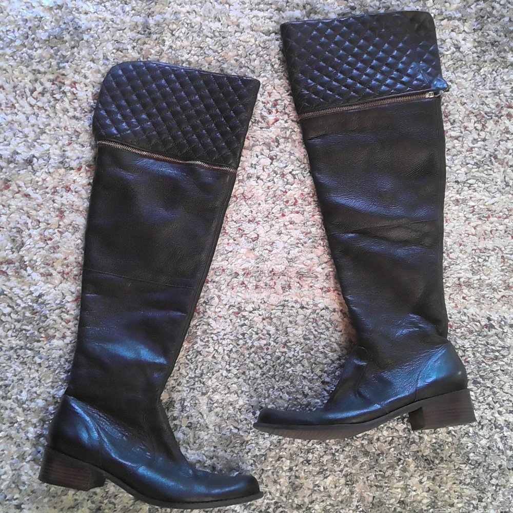 Over-the-Knee - Iron Leather - Dark Brown Boots